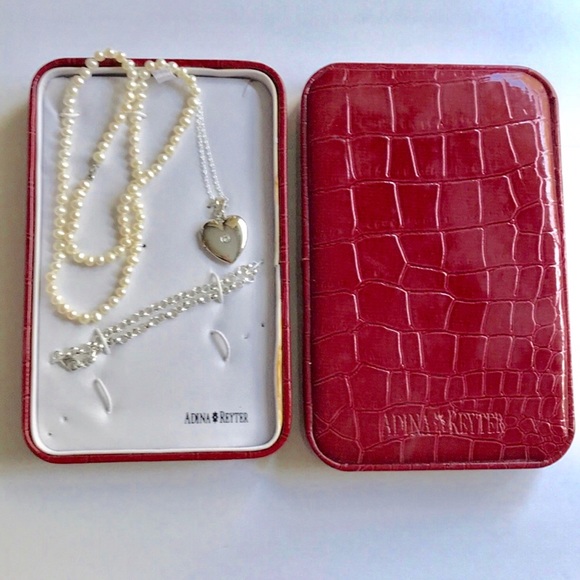 Adina Reyter Jewelry - Adina Reyter Sterling Silver Pearl Set
